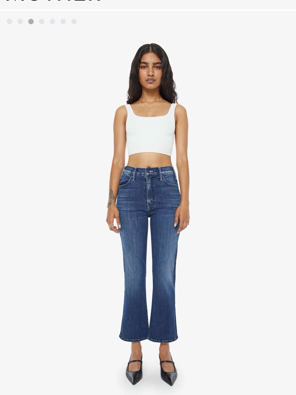 MOTHER "Lil' Hustler Ankle" jeans